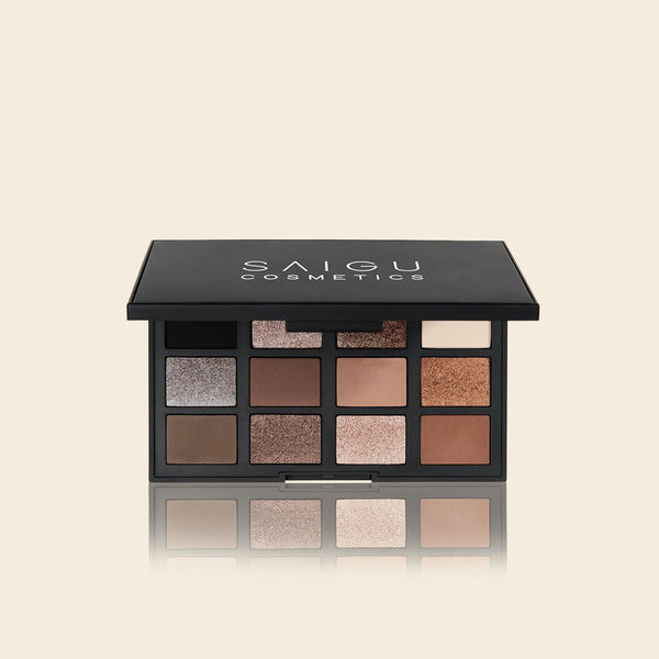 Paleta de Sombras Terra - Noemí Vives · Maquillaje de Ojos - Saigu Cosmetics