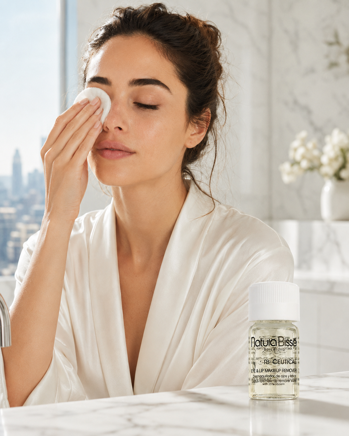 Paso 01 — Prelimpieza con Eye and Lip Makeup Remover