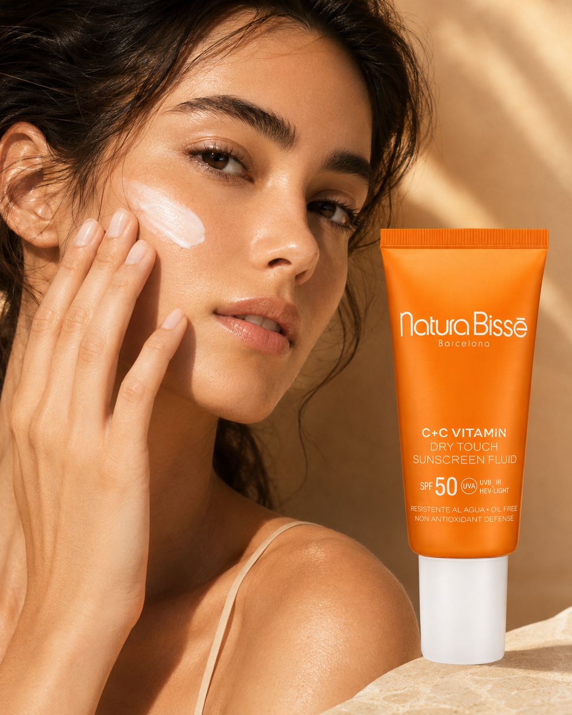 Paso 05 — Protección Solar C+C Vitamin SPF 50 Dry Touch