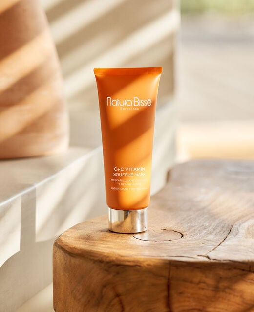 C+c vitamin soufflé mask de Natura Bisse - tratamiento cosmético profesional