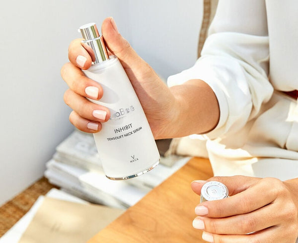 Inhibit tensolift neck serum - aplicación y estilo de vida Natura Bisse