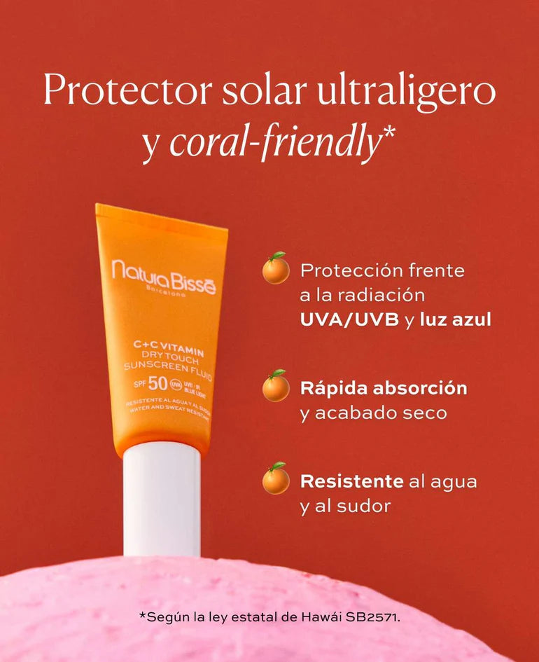 Resultados clínicos de C+C Vitamin SPF 50 Dry Touch Sunscreen Fluid - Natura Bissé - Natura Bisse cosmética profesional