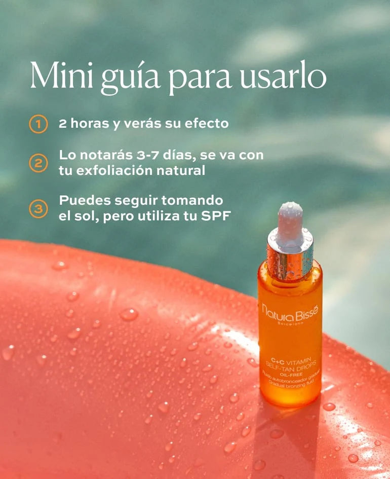 Resultados clínicos de C+C Vitamin Self-tan Drops - Natura Bissé - Natura Bisse cosmética profesional