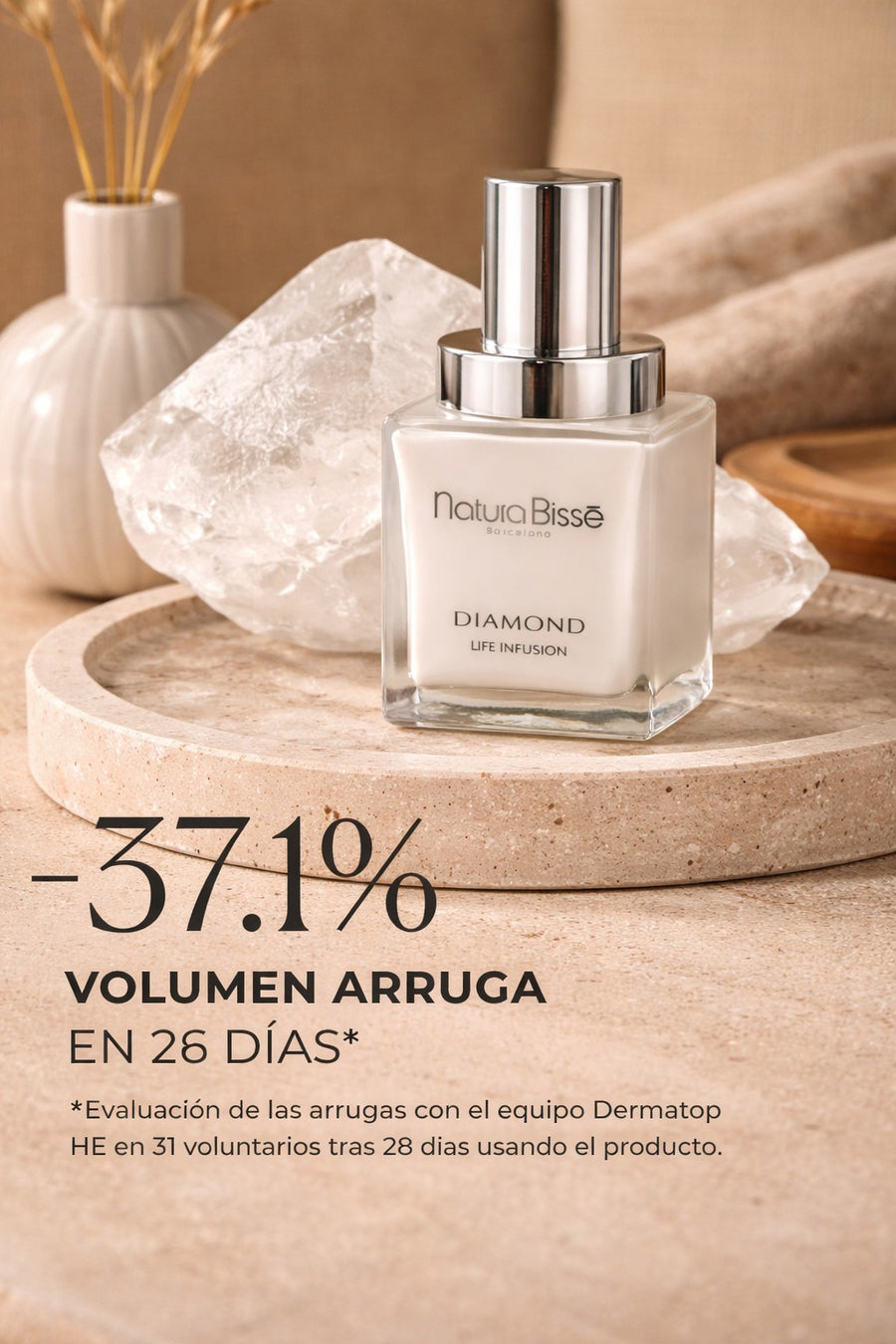 Resultados clínicos de Diamond Life Infusion - Natura Bissé - Natura Bisse cosmética profesional