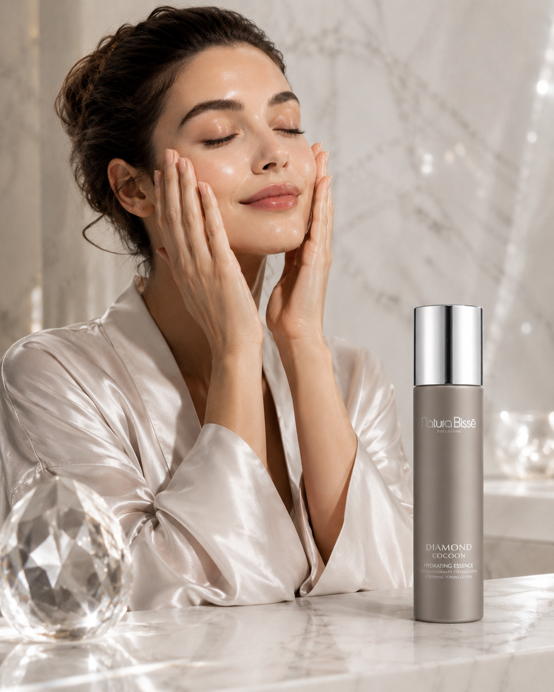 Paso 03 — Hidratación profunda Diamond Cocoon Hydrating Essence